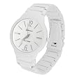 Geneva Platinum Mens Round Bezel Link Watch