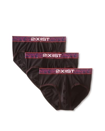 2(x)ist Men’s New Valentines No Show Briefs – 3 Pack