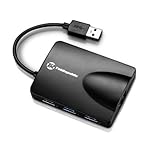 Tek Republic USB接続Gigabit LANアダプタ USB3.0ハブ3ポート付き TUN-310