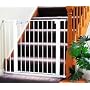KidCo G15 White Center Gateway with Walk Through Pressure Gate