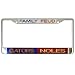 UF/FSU Family Feud Chrome License Plate Frame