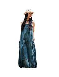 Vintage Summer Linen Maxi Dress 