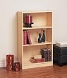3 Shelf Bookcase in Maple Finish By Mylex Furniture