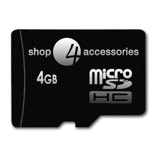 Shop4accessories 4GB Micro SDHC Memory Card for your GARMIN / NUVI / ZUMO / NAVMAN / MIO SAT NAV GPS Systems! Comes with SD Adaptor.