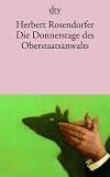 Die Donnerstage des Oberstaatsanwalts