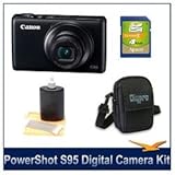 Canon PowerShot S95 10 MP Digital Camera with 3.8x Wide Angle Optical Image ....