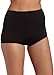 Olga Women's Without A Stitch Light Shaping Brief Panty, Black, 7/L