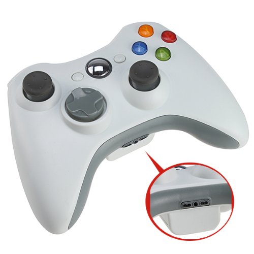 enlarge Remote Controller Wireless for Microsoft Xbox 360 with Adjustable Vibration Feedback for Longer Battery Life