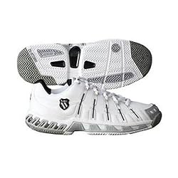 Men's K-Swiss Stabilor SLS Tennis Shoe - White/Black/Platinum