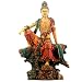Seated Water and Moon Kuan-yin (Guanyin) Bodhisattva Statue Hand-painted Sculpture