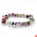 Cute Stretchy Mixed Gemstone Chip Bracelet