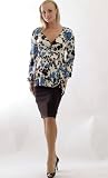 The Olian "Holly" Empirewaist Nursing Top