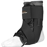 Shock Doctor Ultra Wrap Lace Ankle Support, Black, XL