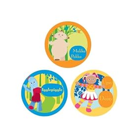 Decofun, In the Night Garden Art Shapes, Self Adhesive Stickers