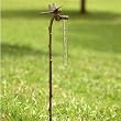 Dragonfly Rain Gauge Garden Stake