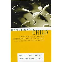 In the Name of the Child: A Developmental Approach to Understanding and Helping Children of Conflicted and Violent Divorce