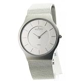Mens Skagen Steel Ultra Slim Dress Watch 233LSS