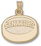 Ottawa "Senators" Puck Sterling Silver Charm/Pendant