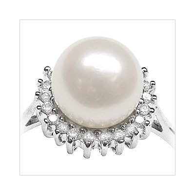 Japanese pearl engagement rings