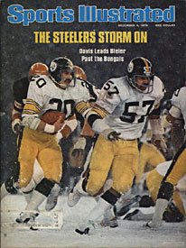 Steelers Storm On, Davis Leads Bleier Unsigned Sports Illustrated Magazine - Dec. 6, 1976