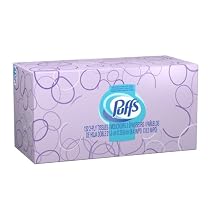 Puffs Facial Tissue, White, 2-Ply Tissues, 132-Count Box (Pack of 24)