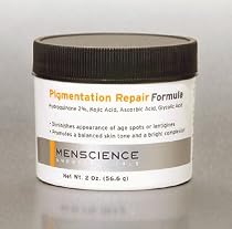 MenScience Pigmentation Repair Formula (Retinol 1%, Glycolic and Kojic Acid) 2oz.
