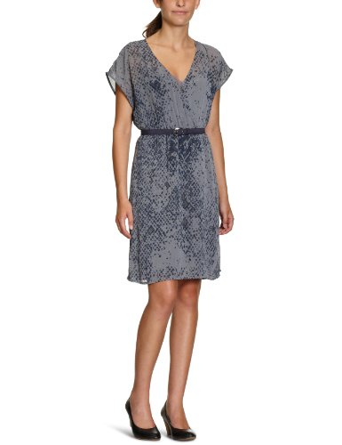 MEXX Damen Kleid/ Knielang , All over Druck N1ME3067, Gr. 34, Grau (59) Preisvergleich