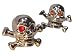 Trick Tops Skull and Bones Valve Caps pr. White