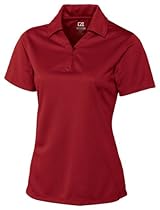 Cutter & Buck Women's CB Drytec Genre Polo, Cardinal Red, X-Small
