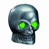 Pilot Automotive CZ-122G Skull Windshield Washer Nozzle with Green LED Light