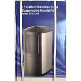 Evaporative Humidifier Stainless Steel 15 Gallon