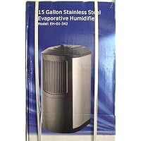 Evaporative Humidifier Stainless Steel 15 Gallon
