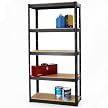 Space Solutions Metal 5-Tier Storage Unit - Gray