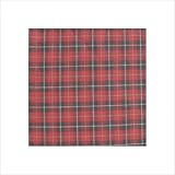 IMAGE OF Red and Black Plaid White Lines Bed Skirt / Dust Ruffle Size: King