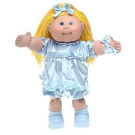Cabbage Patch Kids 16" Doll: Blonde Haired Girl in Blue Dress