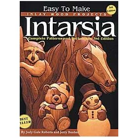 EASY TO MAKE INLAY WOOD PROJECTS INTARSIA BY JERRY BOOHER, JUDY GALE ROBERTS