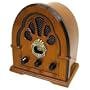 Emerson Heritage Series AM/FM Table Radio in Wood Veneer Cabinet - NR38