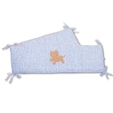 from Baby Boum Baby Boum 28 x 340cm Cotton Rich Thick and Extra Long Playpen and Cot Bumper (Gimik Cat Collection, Sky) (Model 203GIMIK63)
