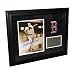 Ted Williams Autographed/Hand Signed Action Batting 8x10 Framed Photo With Plaque Boston Red Sox