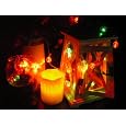 Crystal Clear Red and Green LED String Lights; LED Christmas Lights; Party Lights