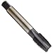 Dormer MTT-X E049 Powdered Metal Spiral Point Threading Tap, For Stainless Steel, TiAlN Coated, Round Shank With Square End, Plug Chamfer