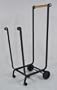 EUROPEAN CURL Wood Kindling Log Carrier Cart Caddy - VINTAGE IRON