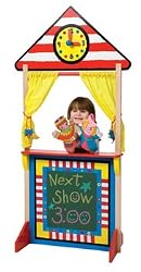 ALEX TOYS FLOOR STANDING WOODEN PUPPET THEATER