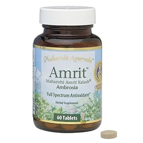 Amrit Ambrosia, full-spectrum antioxidant, 500 mg, 60 herbal tablets