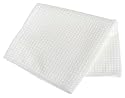 Aquis Microfiber Washcloth, Waffle, White (Pack of 3)