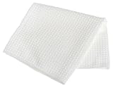 Aquis Microfiber Washcloth, Waffle, White (Pack of 3)