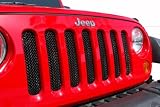 Black Stainless Mesh Grille Insert for Jeep JK Wrangler '07-08