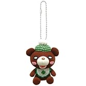 ハチミツとクローバー ウミノクマぬいぐるみキーチェーン ダークブラウン×クローバー