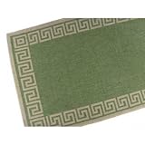 Greek Key Emerald Rug Rug Size