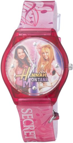 Hannah Montana Jugend-Uhr Uhr violett mit Anhänger 10x4x20 cm – 24441